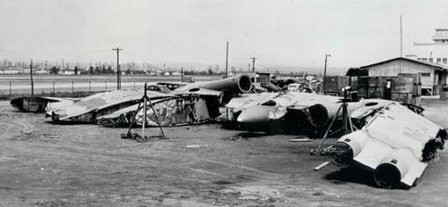 Crash of the YB-49 - Flying Wing
